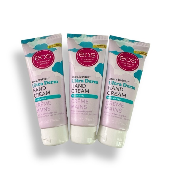 eos Other - 3x EOS Ultra Derm Hand Cream Fresh & Cozy